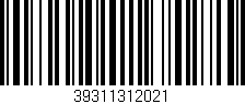 Código de barras (EAN, GTIN, SKU, ISBN): '39311312021'