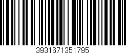 Código de barras (EAN, GTIN, SKU, ISBN): '3931671351795'