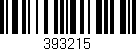 Código de barras (EAN, GTIN, SKU, ISBN): '393215'