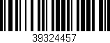 Código de barras (EAN, GTIN, SKU, ISBN): '39324457'