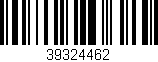 Código de barras (EAN, GTIN, SKU, ISBN): '39324462'