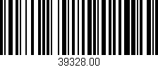 Código de barras (EAN, GTIN, SKU, ISBN): '39328.00'
