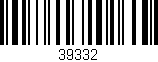 Código de barras (EAN, GTIN, SKU, ISBN): '39332'