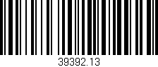 Código de barras (EAN, GTIN, SKU, ISBN): '39392.13'