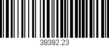Código de barras (EAN, GTIN, SKU, ISBN): '39392.23'