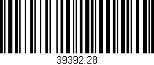 Código de barras (EAN, GTIN, SKU, ISBN): '39392.28'