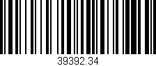 Código de barras (EAN, GTIN, SKU, ISBN): '39392.34'