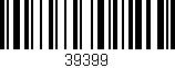 Código de barras (EAN, GTIN, SKU, ISBN): '39399'