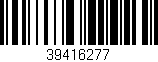 Código de barras (EAN, GTIN, SKU, ISBN): '39416277'