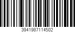 Código de barras (EAN, GTIN, SKU, ISBN): '3941987114502'
