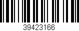 Código de barras (EAN, GTIN, SKU, ISBN): '39423166'