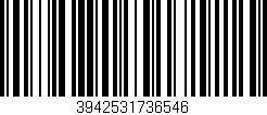 Código de barras (EAN, GTIN, SKU, ISBN): '3942531736546'