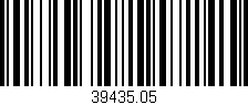 Código de barras (EAN, GTIN, SKU, ISBN): '39435.05'