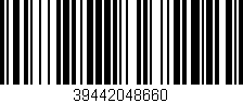 Código de barras (EAN, GTIN, SKU, ISBN): '39442048660'