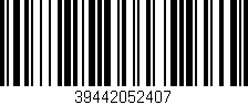 Código de barras (EAN, GTIN, SKU, ISBN): '39442052407'