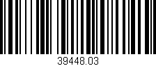 Código de barras (EAN, GTIN, SKU, ISBN): '39448.03'