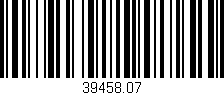 Código de barras (EAN, GTIN, SKU, ISBN): '39458.07'