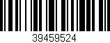 Código de barras (EAN, GTIN, SKU, ISBN): '39459524'
