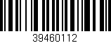 Código de barras (EAN, GTIN, SKU, ISBN): '39460112'