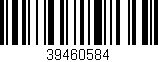 Código de barras (EAN, GTIN, SKU, ISBN): '39460584'
