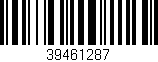 Código de barras (EAN, GTIN, SKU, ISBN): '39461287'