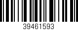 Código de barras (EAN, GTIN, SKU, ISBN): '39461593'