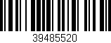 Código de barras (EAN, GTIN, SKU, ISBN): '39485520'