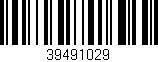 Código de barras (EAN, GTIN, SKU, ISBN): '39491029'