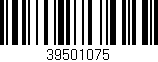 Código de barras (EAN, GTIN, SKU, ISBN): '39501075'