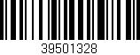 Código de barras (EAN, GTIN, SKU, ISBN): '39501328'