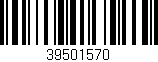 Código de barras (EAN, GTIN, SKU, ISBN): '39501570'