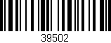 Código de barras (EAN, GTIN, SKU, ISBN): '39502'