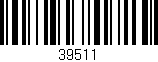 Código de barras (EAN, GTIN, SKU, ISBN): '39511'