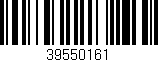 Código de barras (EAN, GTIN, SKU, ISBN): '39550161'