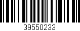 Código de barras (EAN, GTIN, SKU, ISBN): '39550233'