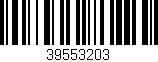 Código de barras (EAN, GTIN, SKU, ISBN): '39553203'