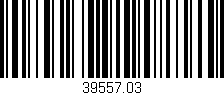 Código de barras (EAN, GTIN, SKU, ISBN): '39557.03'
