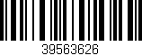 Código de barras (EAN, GTIN, SKU, ISBN): '39563626'