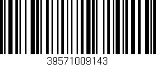 Código de barras (EAN, GTIN, SKU, ISBN): '39571009143'