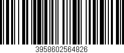 Código de barras (EAN, GTIN, SKU, ISBN): '3958602564826'