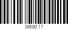 Código de barras (EAN, GTIN, SKU, ISBN): '39590.17'