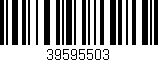 Código de barras (EAN, GTIN, SKU, ISBN): '39595503'