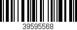 Código de barras (EAN, GTIN, SKU, ISBN): '39595568'