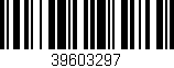 Código de barras (EAN, GTIN, SKU, ISBN): '39603297'
