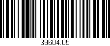 Código de barras (EAN, GTIN, SKU, ISBN): '39604.05'