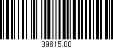 Código de barras (EAN, GTIN, SKU, ISBN): '39615.00'