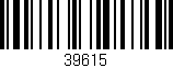 Código de barras (EAN, GTIN, SKU, ISBN): '39615'