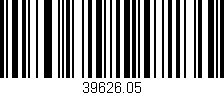 Código de barras (EAN, GTIN, SKU, ISBN): '39626.05'