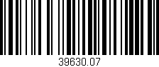 Código de barras (EAN, GTIN, SKU, ISBN): '39630.07'