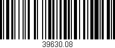 Código de barras (EAN, GTIN, SKU, ISBN): '39630.08'